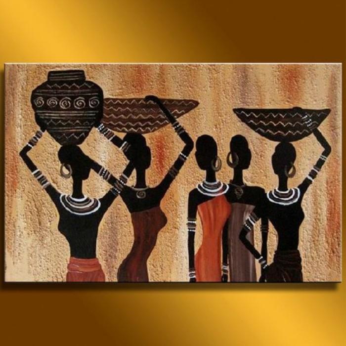 klistermärken-afrika-målning-av-afrikanska kvinnor