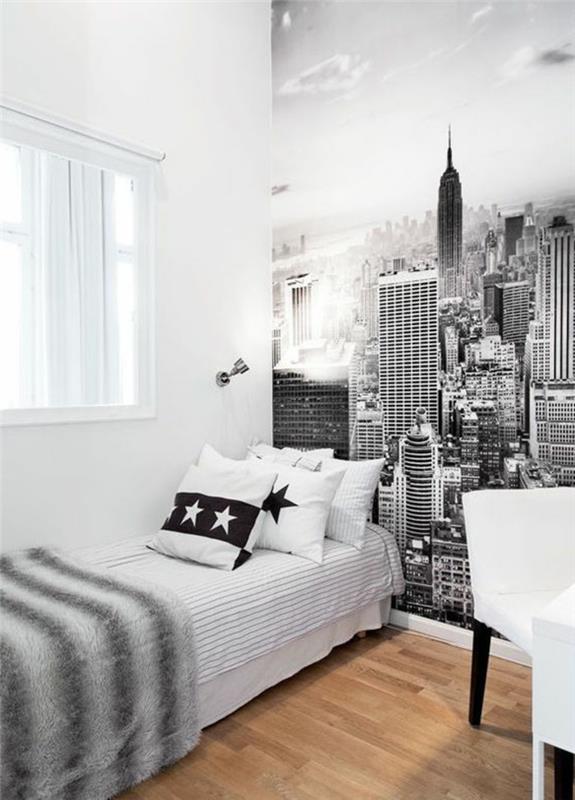 wall-stickers-new-york-a-sticker-in-black-and-white-in-a-room