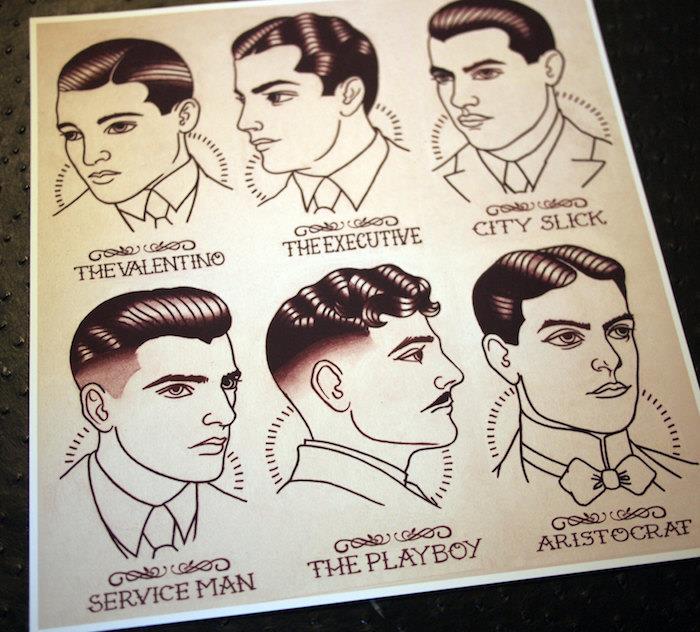 30s 20s man frisyrer stilar