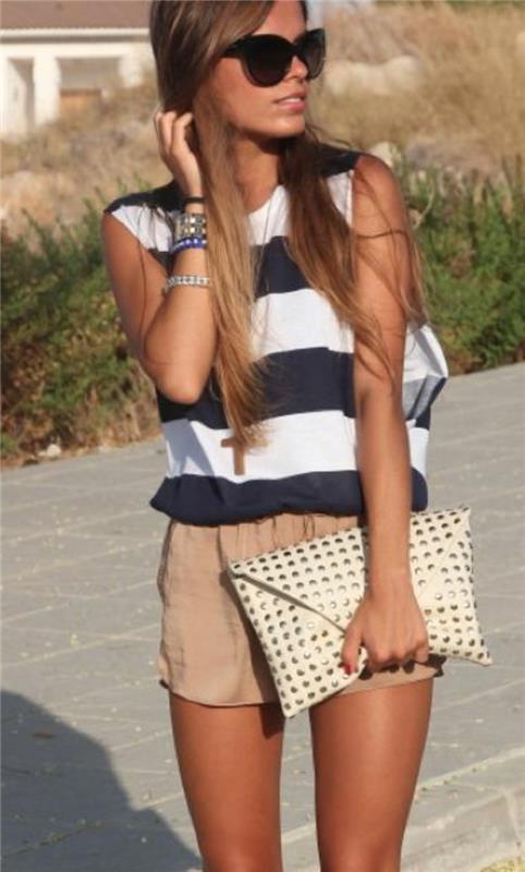 superb-blue-shorts-woman-idea-to-dress-well