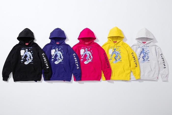 Supreme x Daniel Johnston, varumärket använder illustrationerna av konstnären från Austin för att gynna stödet från personer som drabbats av psykisk ohälsa