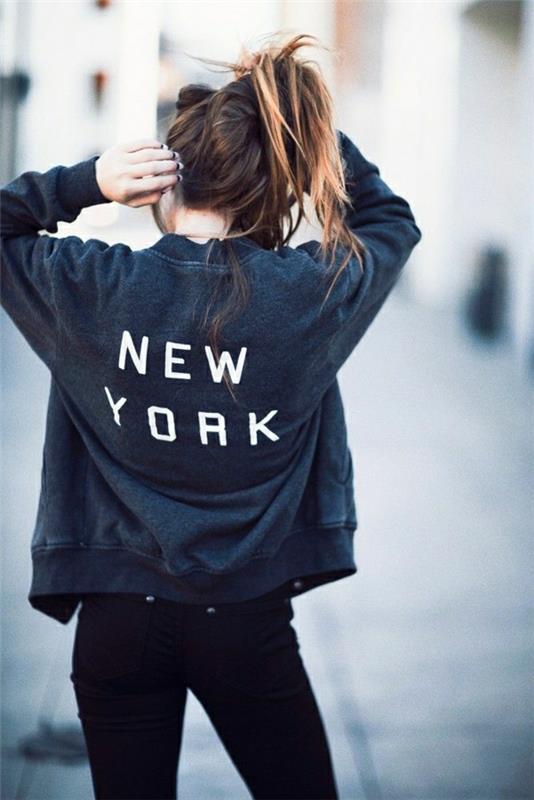 tröja-kvinna-new-york-mode-trend-för-sommaren-2015