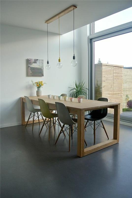 تصميم-سفرة-طاولة-في-ضوء-خشبي-أفكار-جميلة-لديكور-المنزل