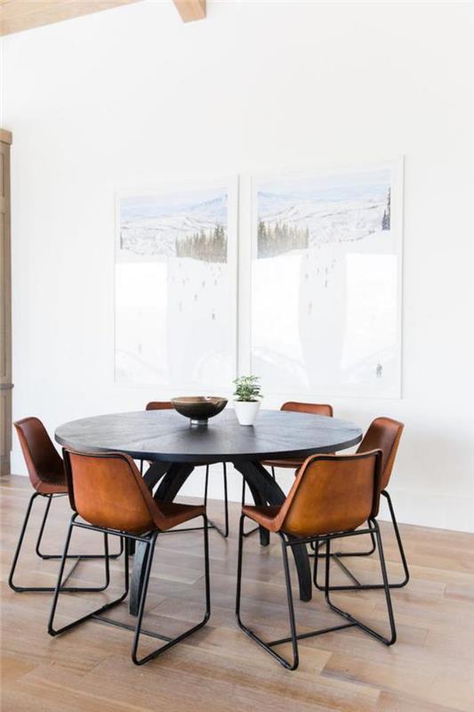 jedálenský stôl-čierna-jedálenský-stôl-stoličky-dizajn