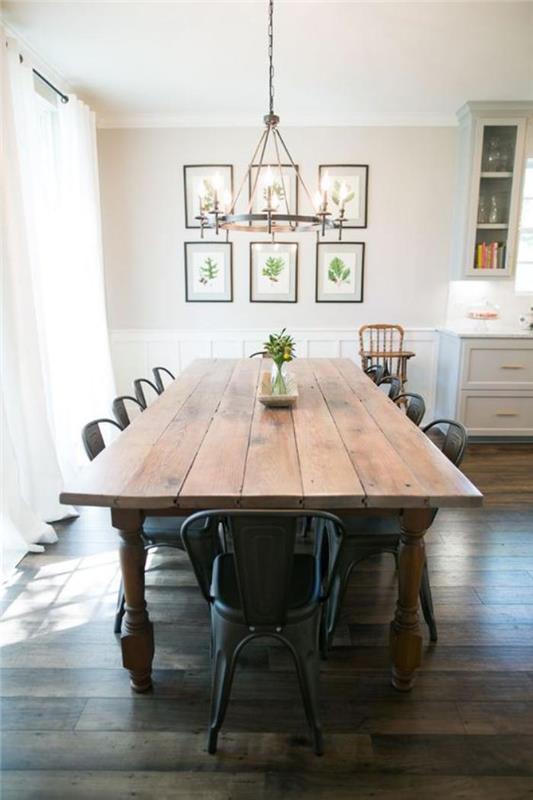 vinobranie-rustikálne-drevo-jedáleň-stôl