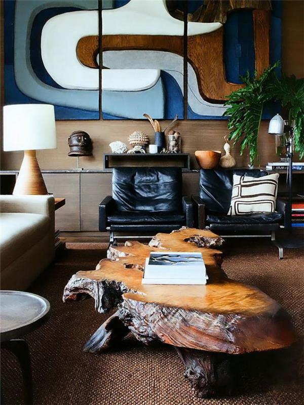 rustikálny stôl-pekne-surový-stôl-teplý-obývačka