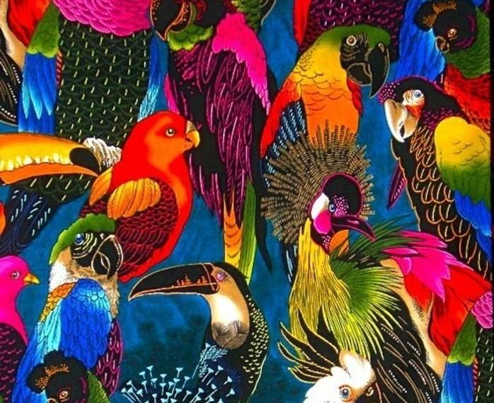 moderna mattor-en-mycket-intressant-design-och-mycket-färgstark-med-papegojor