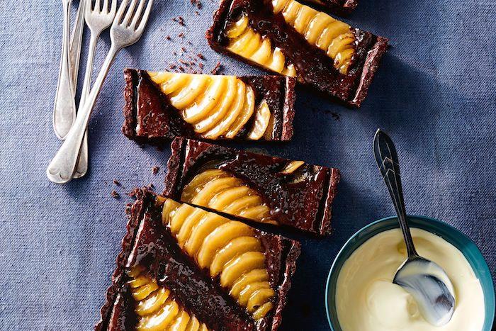 chokladpärontärta enkla och originella höstchokladdessertreceptidéer