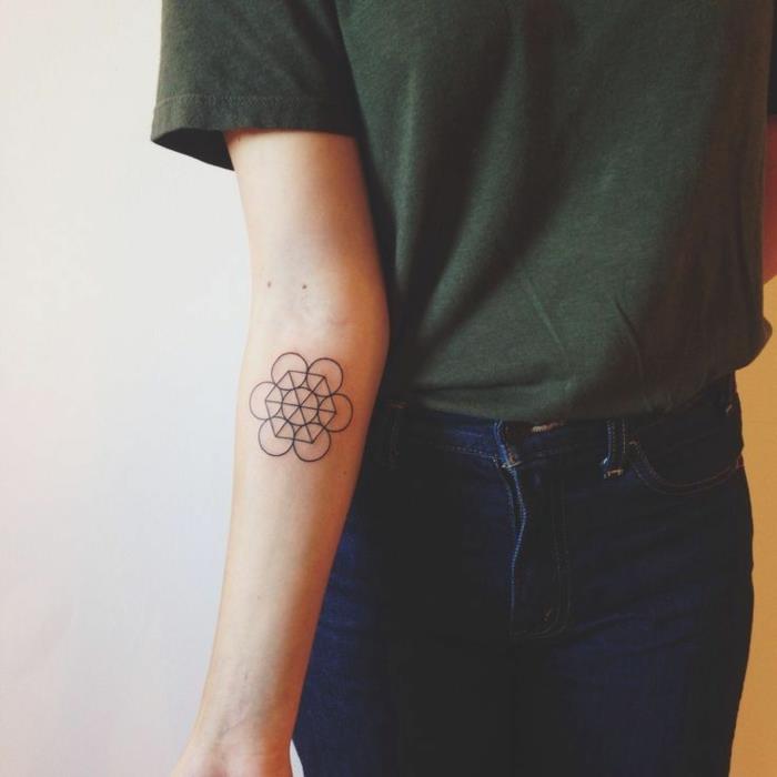 Tetovacie štýly jednoduché srdce tetovanie hviezda geometrické kruhy