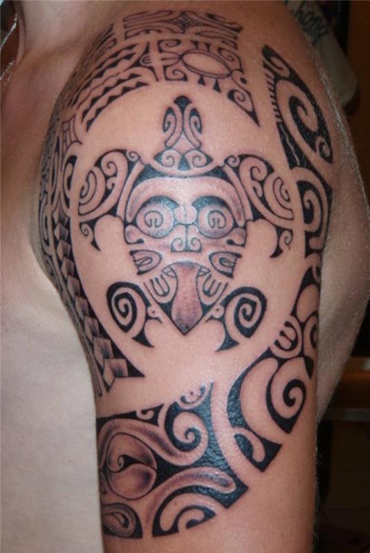 Polynézske korytnačie tetovanie, maorské tetovanie havajské symboly