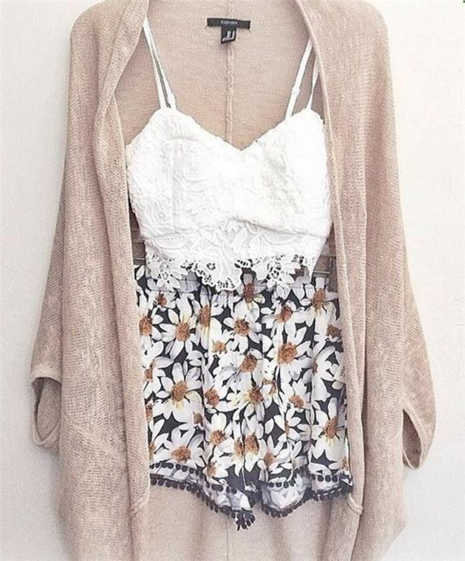 elegantný-žena-bavlna-krátky-deň-outfit