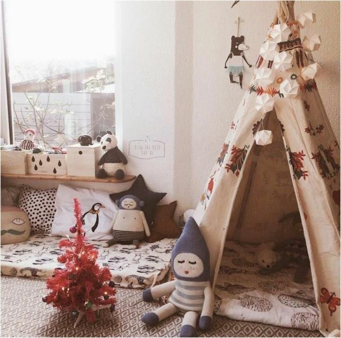 teepee-pre-deti-teepee-deti-idea-interiér-hra-v-chladnej miestnosti