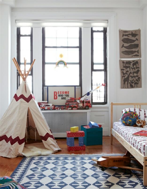 teepee-pre-deti-teepee-deti-idea-interiér-hra-v-izbe-koberec