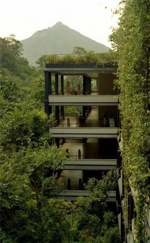 gröna tak-vackra-gröna byggnader