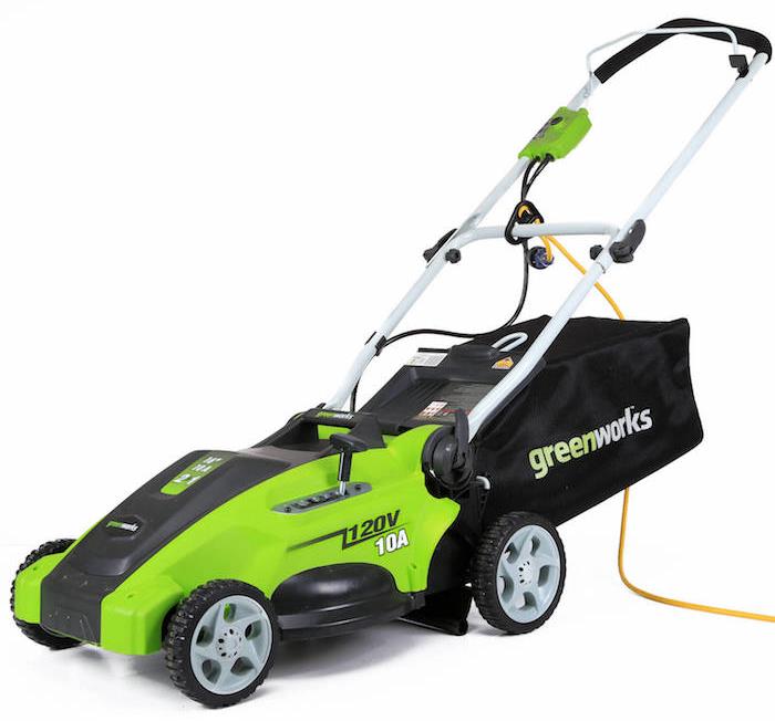 elektrická kosačka na trávu greenworx