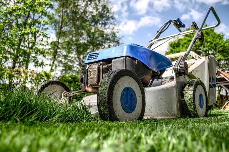 kosačka na trávu strihanie trávy prírodné hnojivo záhradnícke efektívne tipy