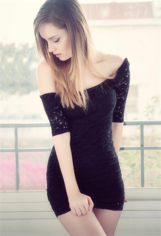 فستان قصير - أنيق - فستان - أسود - كيفية ارتدائه