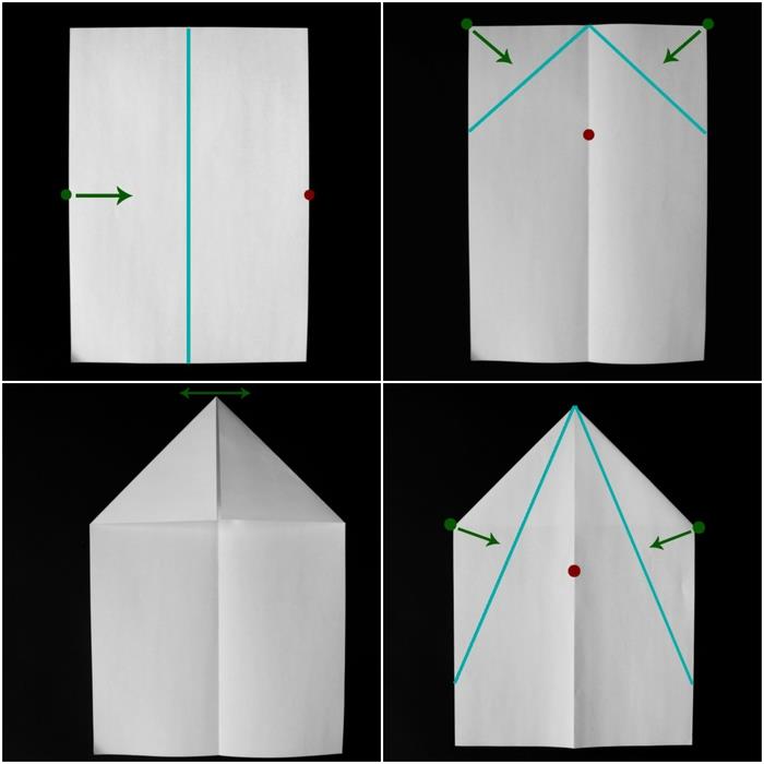 ako si vyrobiť ľahké origami lietadlo, ktoré sa vznáša, návod na skladanie papiera a základné techniky origami