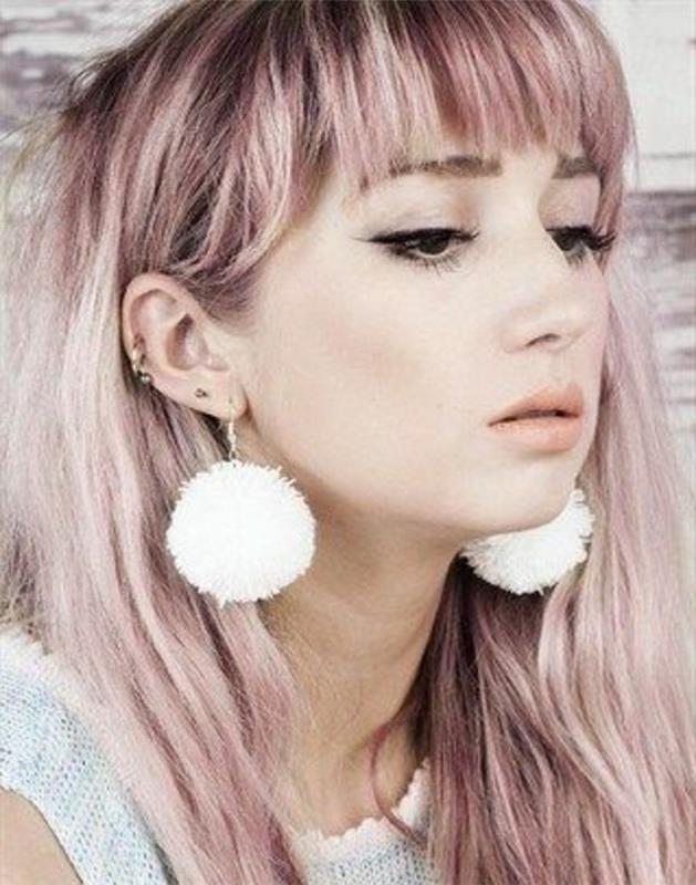 DIY القرط نموذج تعليمي من الأبيض شرابة الأقراط لجعل نفسك