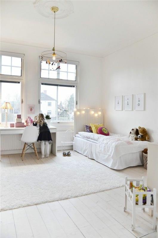 ett-ljus-barn-dekoration-söt-vitt-rum