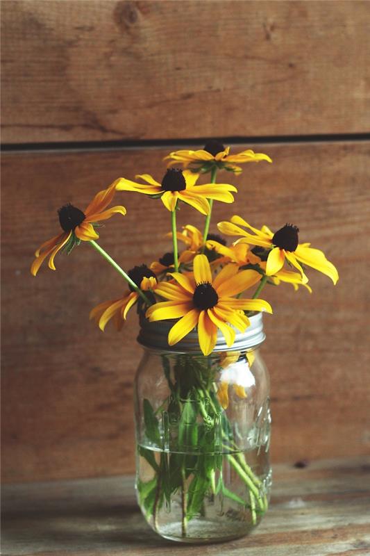 Váza s vidieckymi kvetmi, nápad ku dňu matiek, obrázok ku dňu matiek 2019, fotka a text