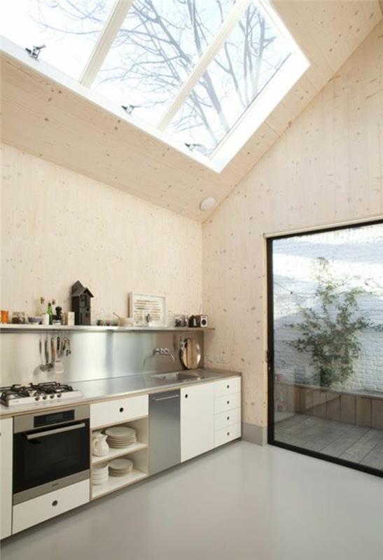 billig-interiör-verriere-för-modernt-kök-vägg-i-ljus-trä-golv-i-grå-lino