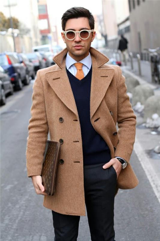 جاكيت-رجل-رمادي-بازلاء-معطف-رجل-زارا-مان-بيج-بازلاء